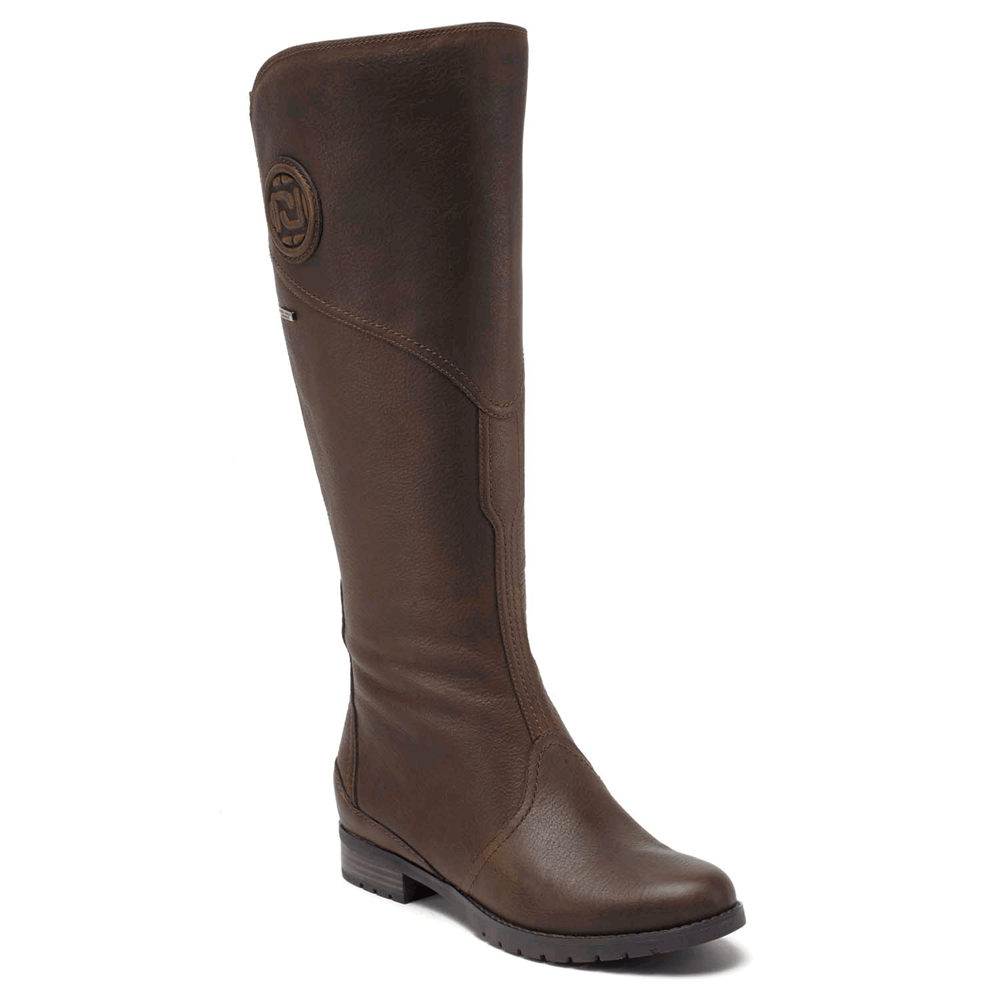 Rockport Womens Boots Brown - Tristina Gore Tall - UK 840-EAKHGP